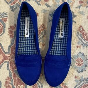 American Eagle Outfitters Royal Blue Loafers